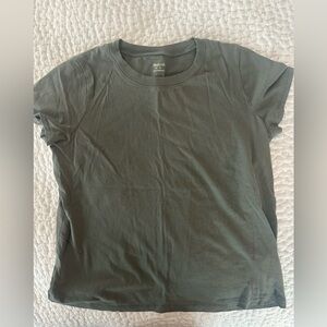 Madewell Short Sleeve Crew Tee in Olive